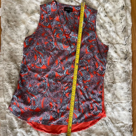 The Limited Paisley sleeveless blouse XS - Picture 5 of 6